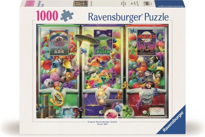 Puzzle Zwierzątka, Obcy i Ninja 1000 Elementów