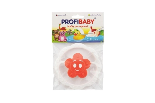 Grzechotka gwiazda plastikowa 13cm asst 4 kolory w woreczku 0m+