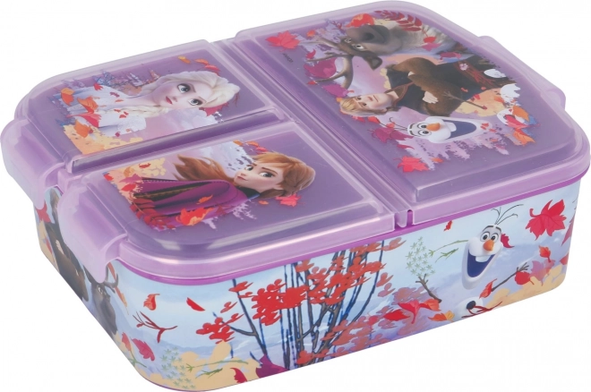 Pudełko śniadaniowe multi FROZEN II z przegródkami