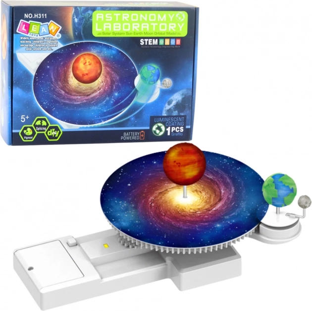 Astronomiczny edukacyjny zestaw Słońce Ziemia Księżyc DIY