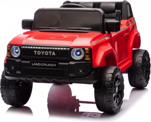 Dziecięcy elektryczny samochodzik TOYOTA Land Cruiser Prado – czerwony