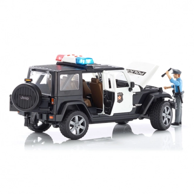 Bruder Jeep Wrangler Rubicon Policja