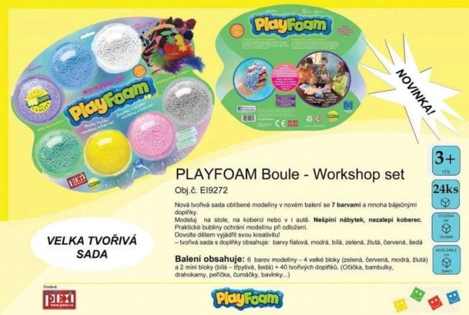 PlayFoam® Modelina/Plastelina kuleczkowa z dodatkami 7 kolorów