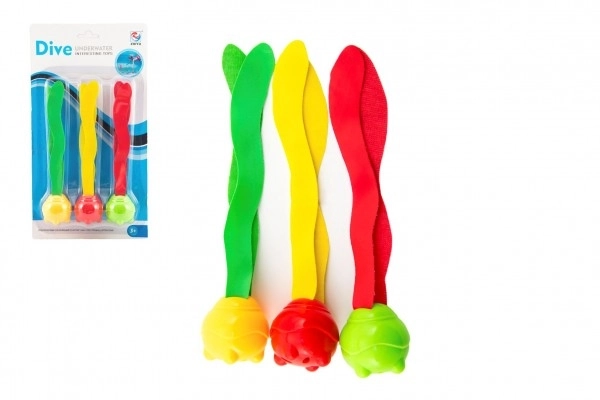 Zabawne piłki do nurkowania dla dzieci 3 sztuki plastikowe