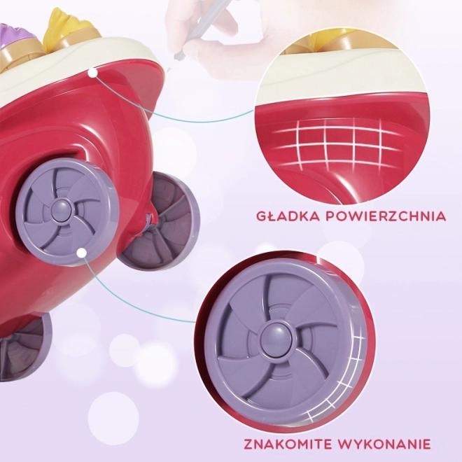 Woopie wózek z lodami i słodyczami z melodią i światłami