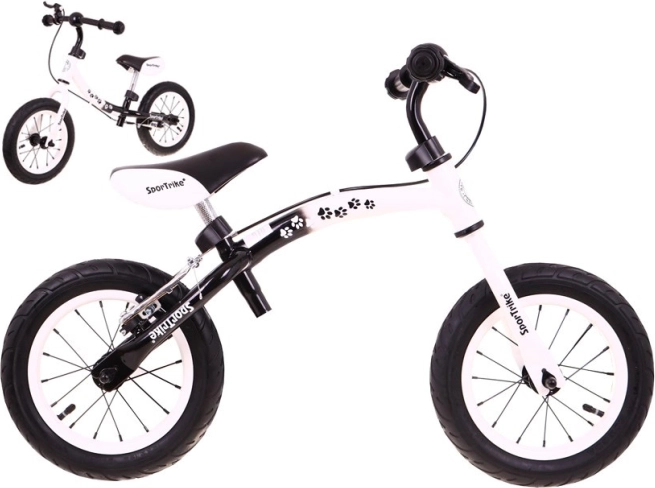 Rowerek biegowy dla dzieci Boomerang SporTrike – Biały