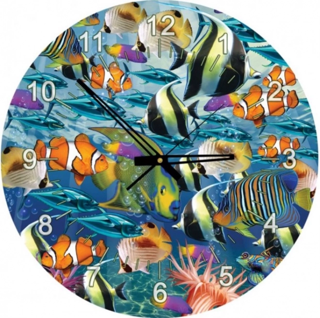 Puzzle zegar Świat ryb morskich 570 elementów