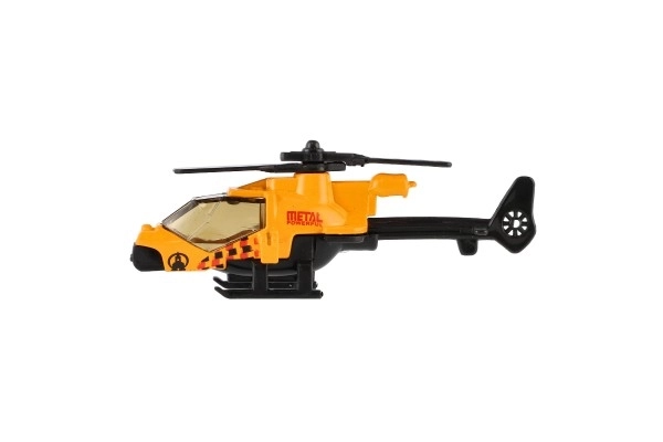 Metalowy i plastikowy helikopter dla dzieci 10 cm