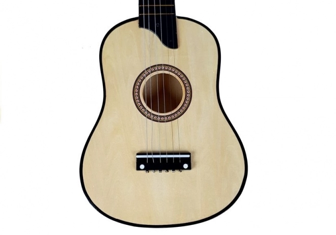 Drewniana gitara z kremem stożkowym