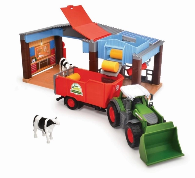 Farma z traktorem Fendt