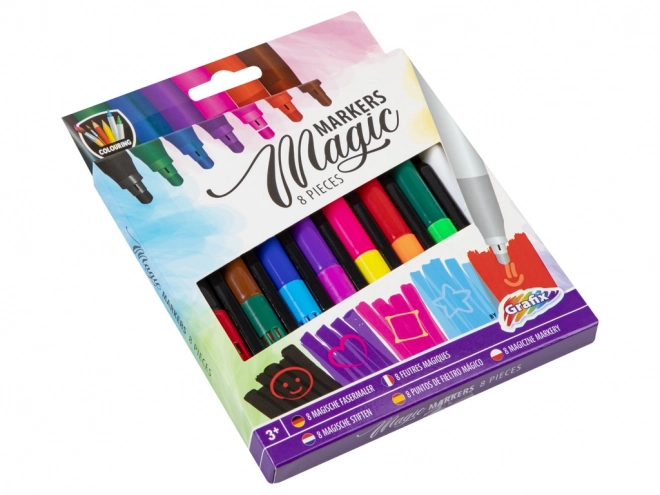 Magiczne kolorowe pisaki z wymazywaczem