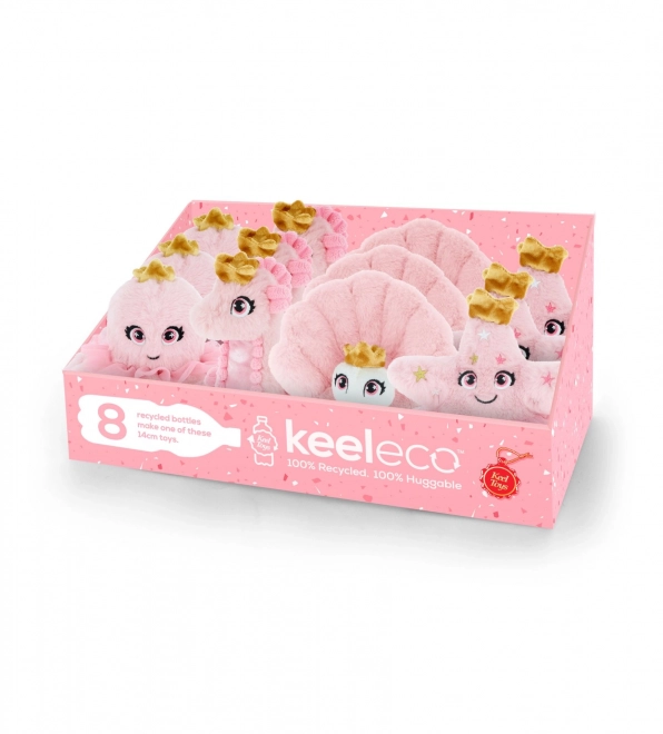 Keeleco ekologiczna zabawka pluszowa Muszla 14 cm