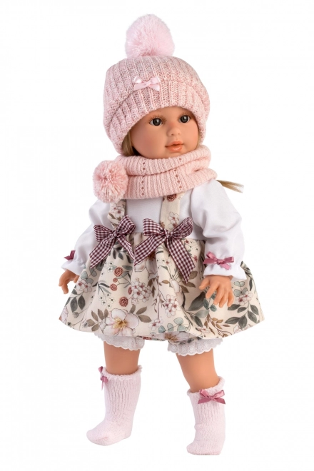 Llorens 540C CARLA - realistyczna lalka z miękkim materiałowym ciałem - 40 cm