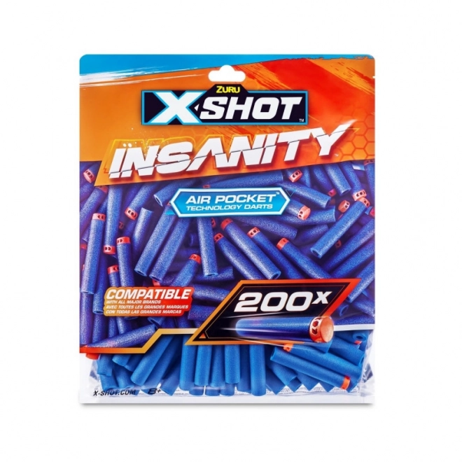 Piankowe naboje X‑Shot Insanity 200 szt.