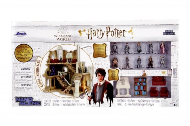 Wieża Gryffindoru z nanofigurkami Harry Potter