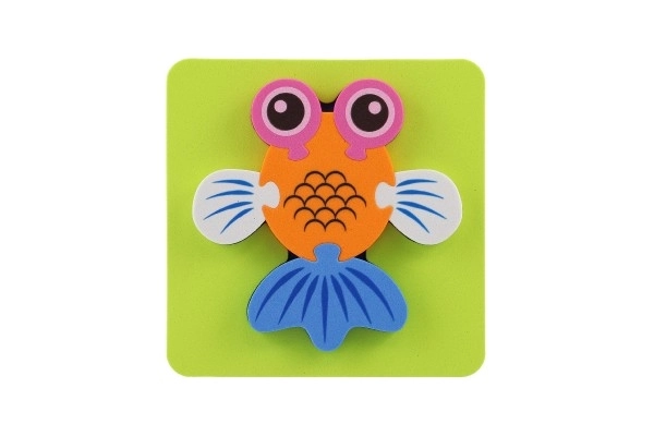 Piankowe puzzle 3D zwierzątka dla dzieci