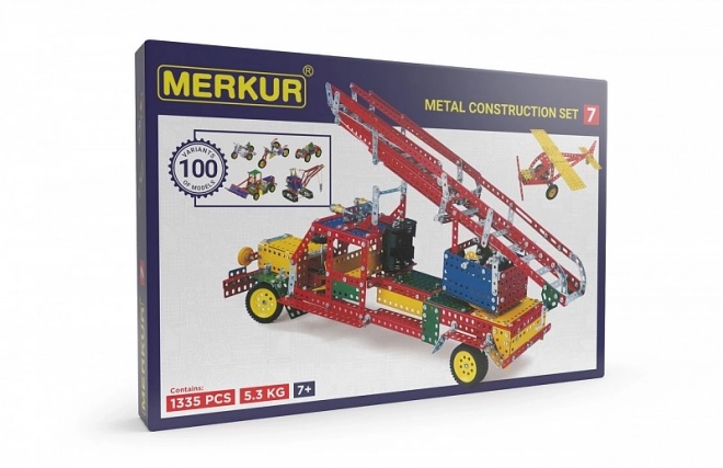 Zestaw konstrukcyjny Merkur z 100 modelami