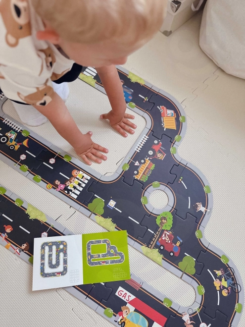 Tooky Toy Autopaska Puzzle