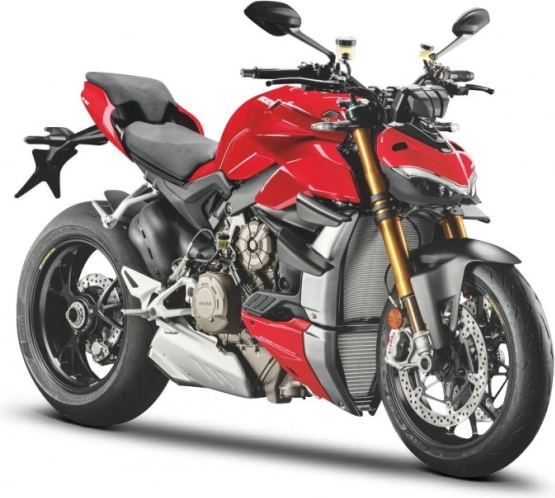 Model Ducati Super Naked V4 z podstawką