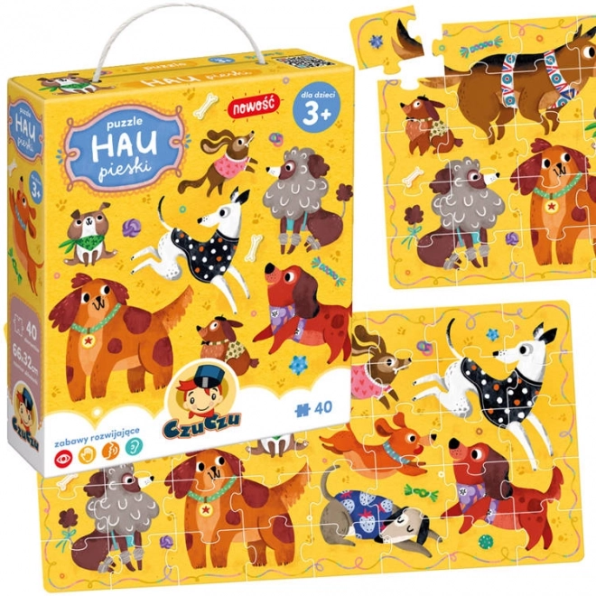 CzuCzu Puzzle Hau Piesci, 40 szt.