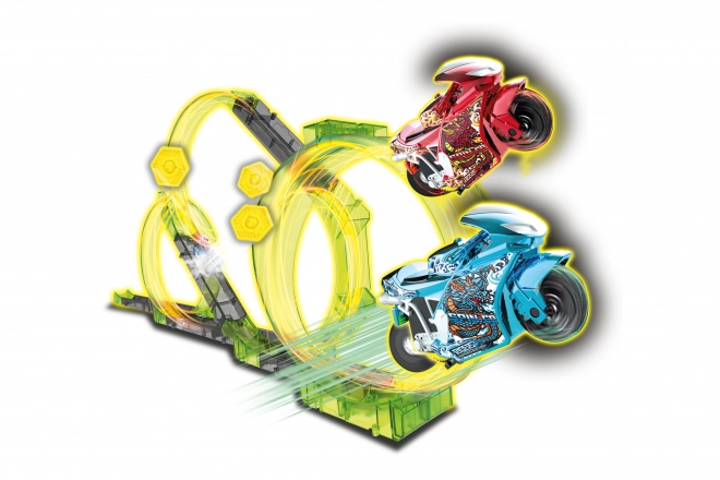 Spin and Build Deluxe tor z dwoma motocyklami