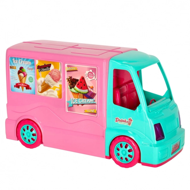 Kamper dla lalek z food truckiem