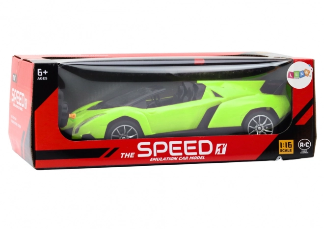 Zielone sportowe auto zdalnie sterowane 1:18