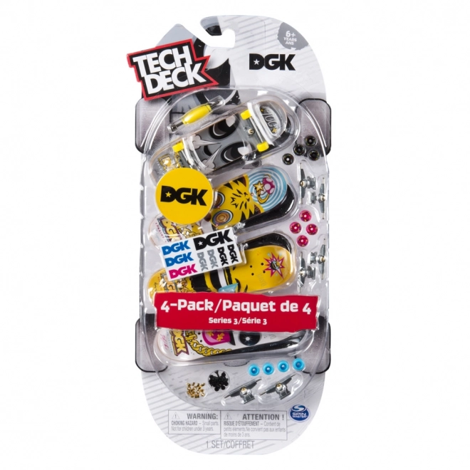 Tech Deck fingerboard czteropak