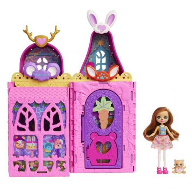 Domek dla lalek Enchantimals Friendship house z meblami i akcesoriami