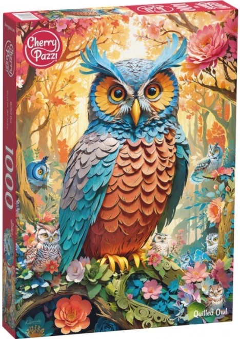 Cherry Pazzi Puzzle Papierowa Sowa 1000 elementów
