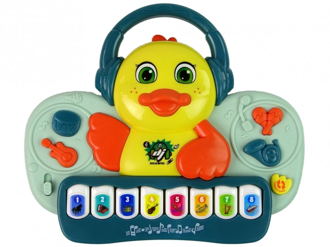 Interaktywne Kaczka Kaczka Pianino DJ Dźwięk Instrumenty Muzyczne Melodie