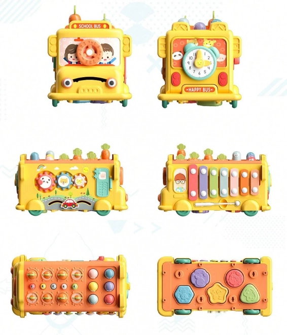 Interaktywny autobus Montessori 6w1