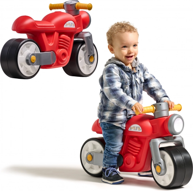 Dziecięcy Jeździk Retro Motocykl Czerwony 1+