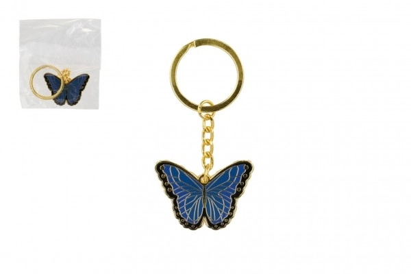 Metalowy breloczek Motyl