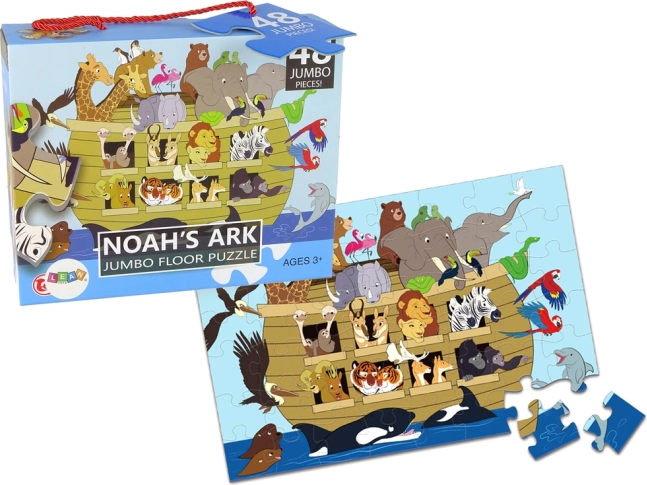 Puzzle dla dzieci Arka Noego 48 elementów