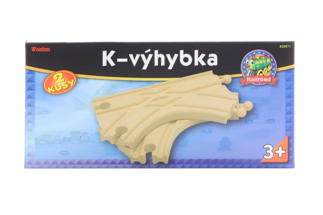 Drewniana kolejka Maxim - Rozjazd