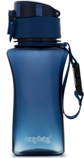 OXYBAG Butelka na napoje Tritan ciemnoniebieska 400 ml
