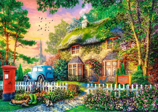 Puzzle 1000 elementów Jakość Premium Plus Kamienny Dom