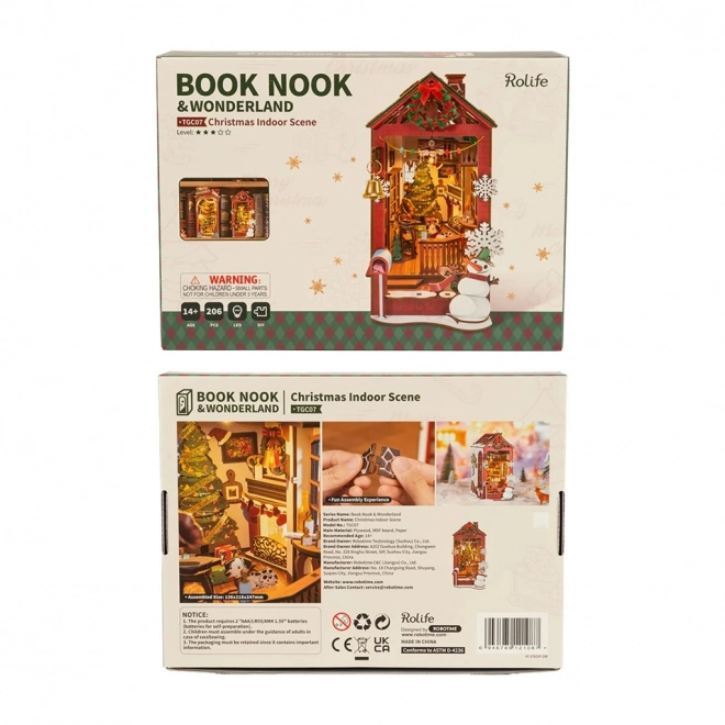 Świąteczna podpórka na książki 3D puzzle
