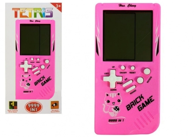 Elektroniczna gra Tetris Brick Pink