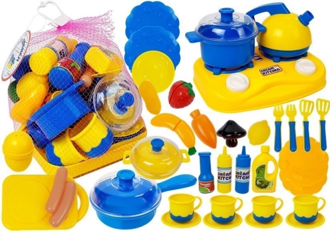 Zestaw plastikowych naczyń Little Cook Pots