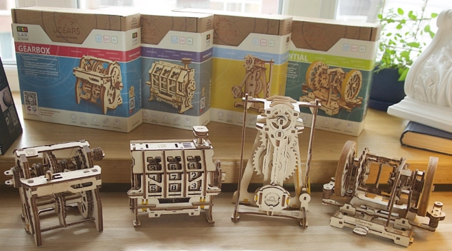 Ugears 3D puzzle - Licznik kasa 157 części