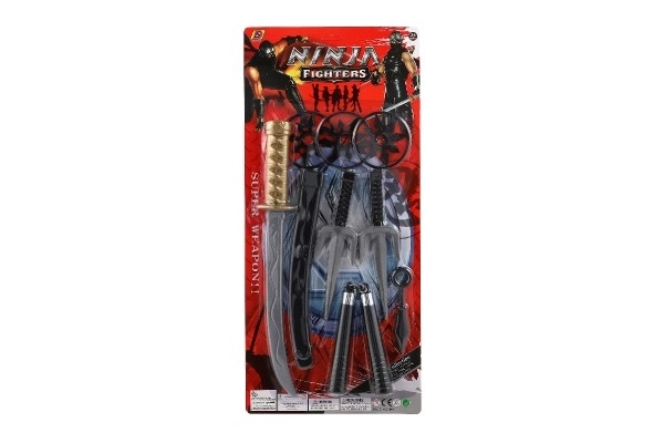 Zestaw mieczy ninja z akcesoriami