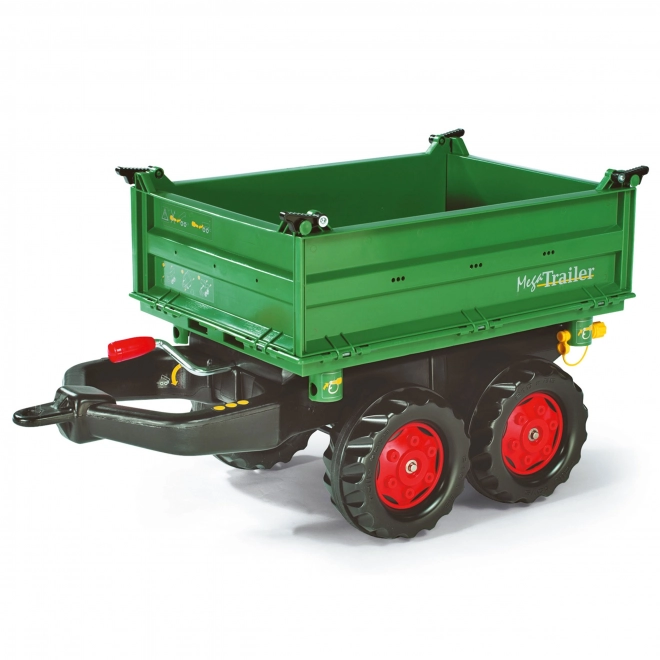 Świetna zielona przyczepa Mega Trailer dla traktora Rolly Toys