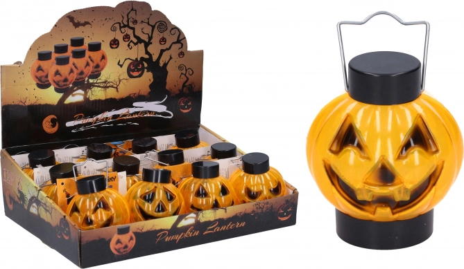 świecąca halloweenowa dynia 8 × 7 cm