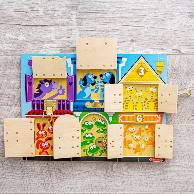 Zamki i tablica bezpieczeństwa Melissa and Doug