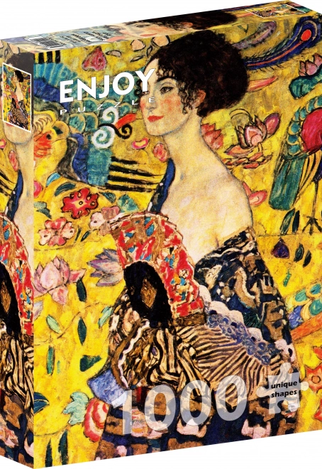 ENJOY puzzle Dama z wachlarzem od Gustava Klimta 1000 elementów