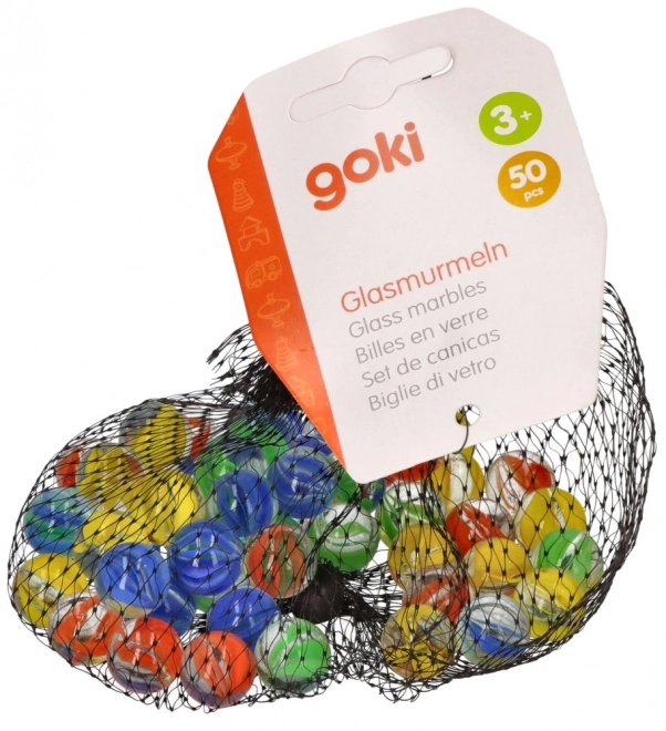 Szklane kulki Kocie Oko 50 szt.
