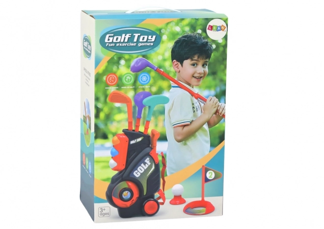 Mini zestaw golfowy dla dzieci Trolley