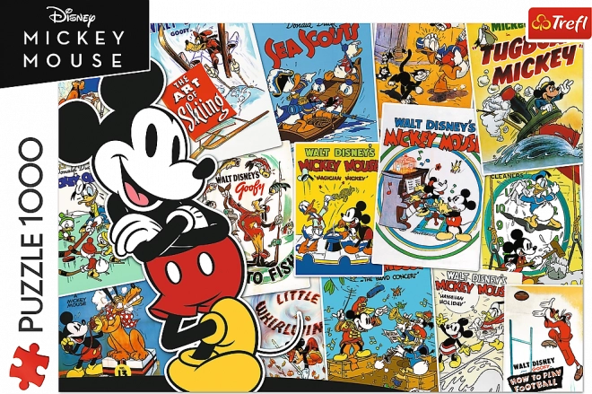 Puzzle 1000 elementów w świecie Myszki Miki